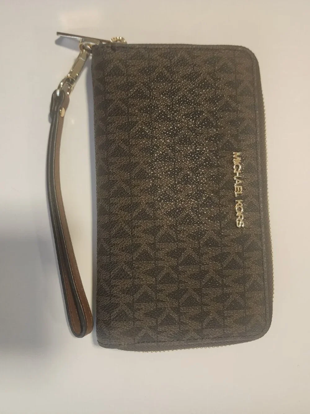 Michael Kors Signature Brown Tote & Wallet Set